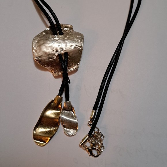 Bolo Tie Style  Necklace - Picture 2 of 4